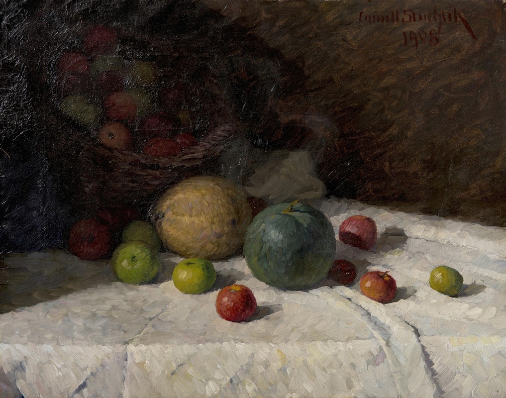 Still Life with Fruit by Kamil Stuchlík — digital art print download