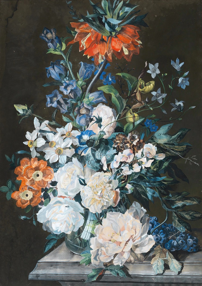 Blumenstilleben by Leopold Zinnögger — digital art print download