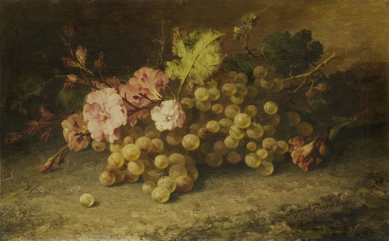 Still Life with Grapes by Margaretha Roosenboom — digital art print download