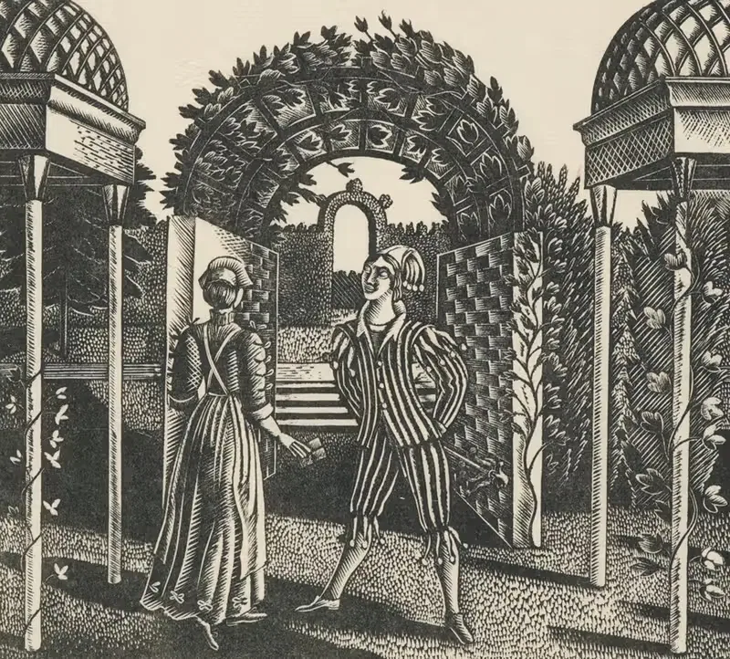 Мария и клоун by Эрик Равилиус, 1932 — digital art print download