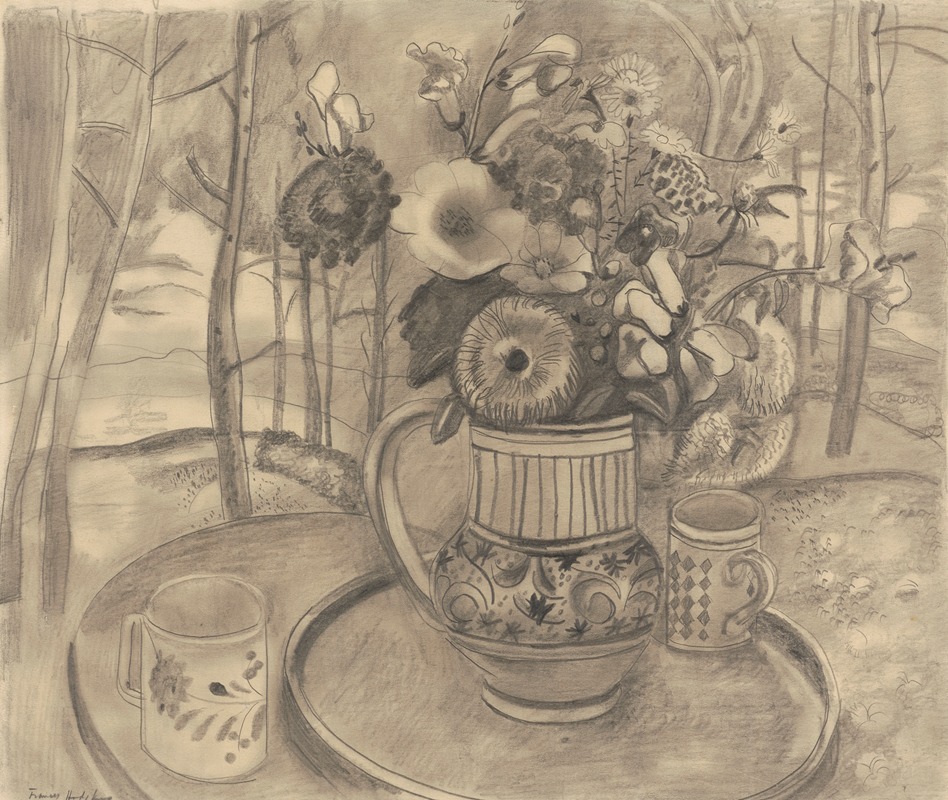 Jug of flowers — Франсис Ходгкинс