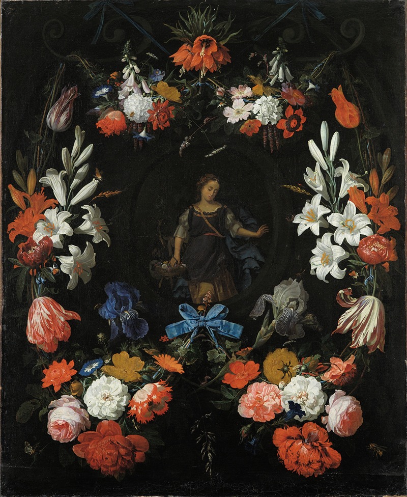 Garland of Flowers — Abraham Mignon