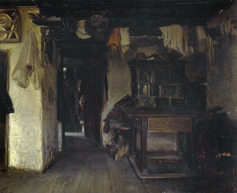 Interior of a Farmhouse — Alfons Spring