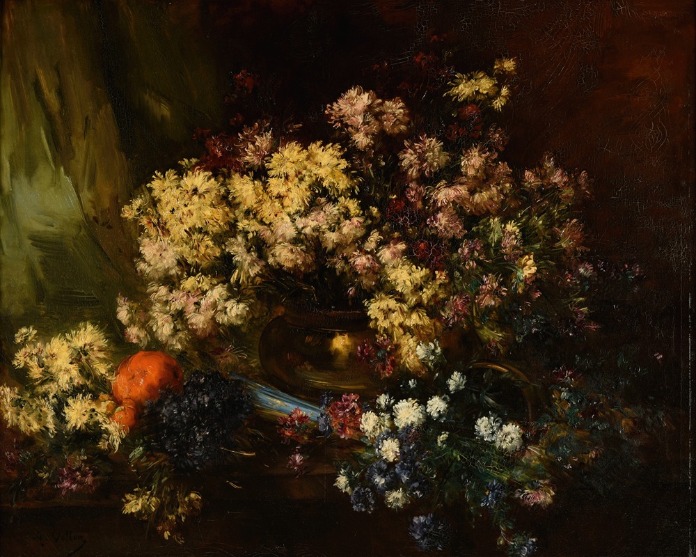 Chrysanthèmes by Antoine Vollon — digital art print download