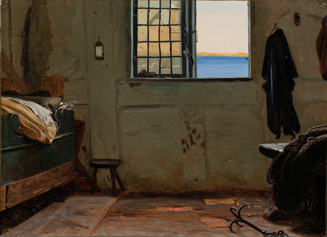 A fisherman's bedroom by Кристен Дальсгорд, 1853 — digital art print download