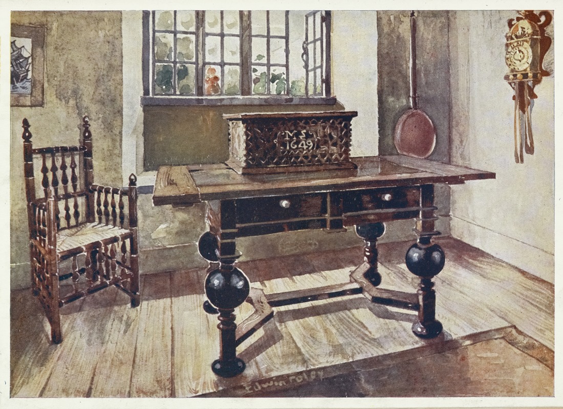 An early Virginian colonist's parlour — Edwin Foley