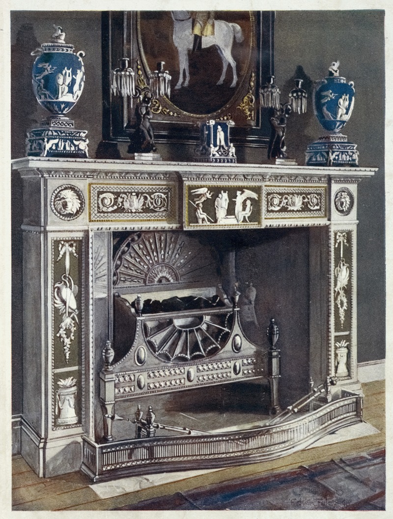 Wedgwood-Flaxman chimneypiece — Edwin Foley