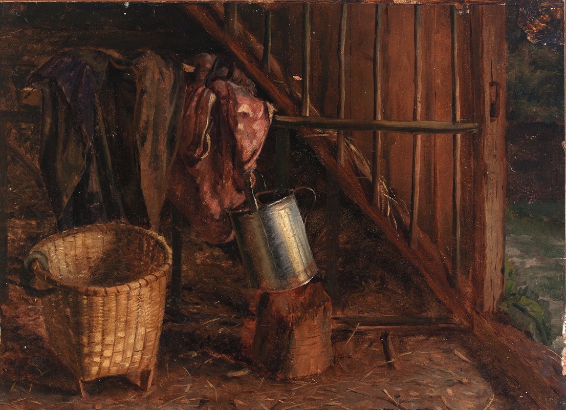 Interior of a Stable by Элифаэт Фрейзер Эндрюс — digital art print download