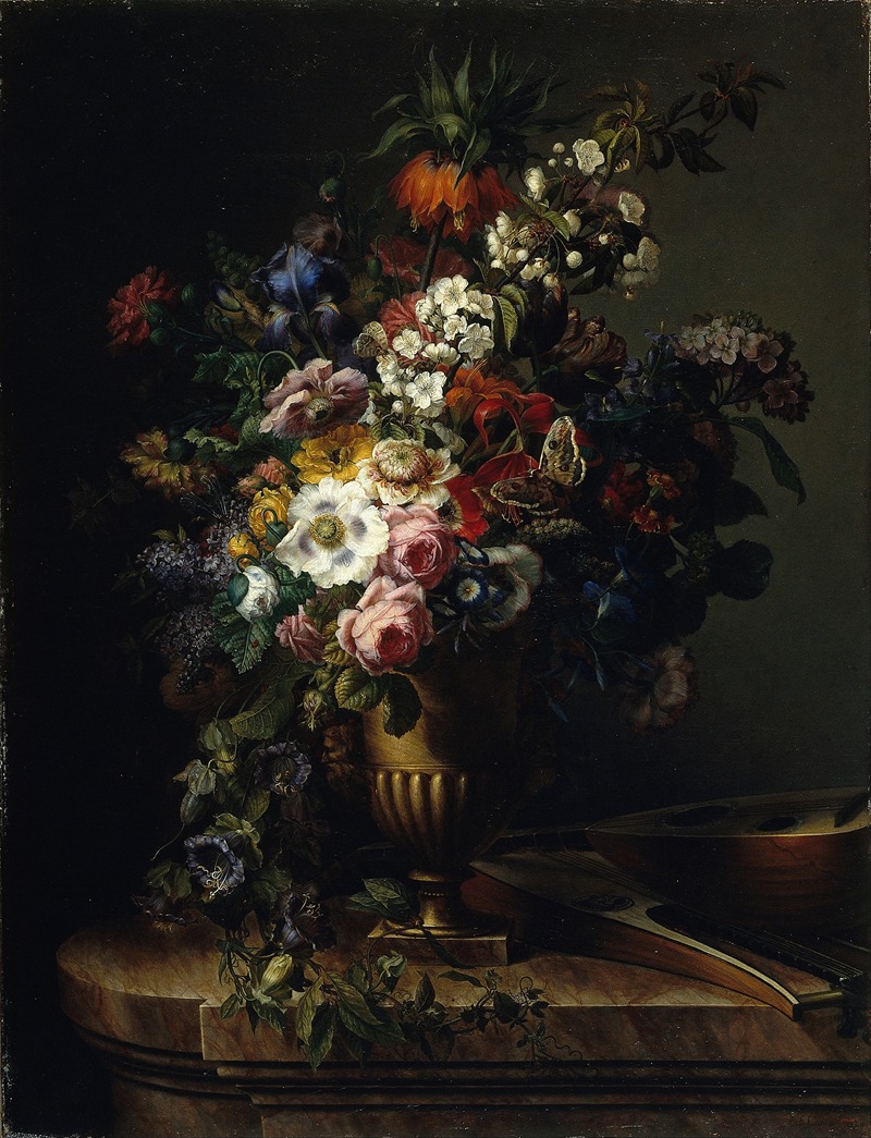 Vase with Flowers by Франсиско Лакома и Фонтанет, 1805 — digital art print download