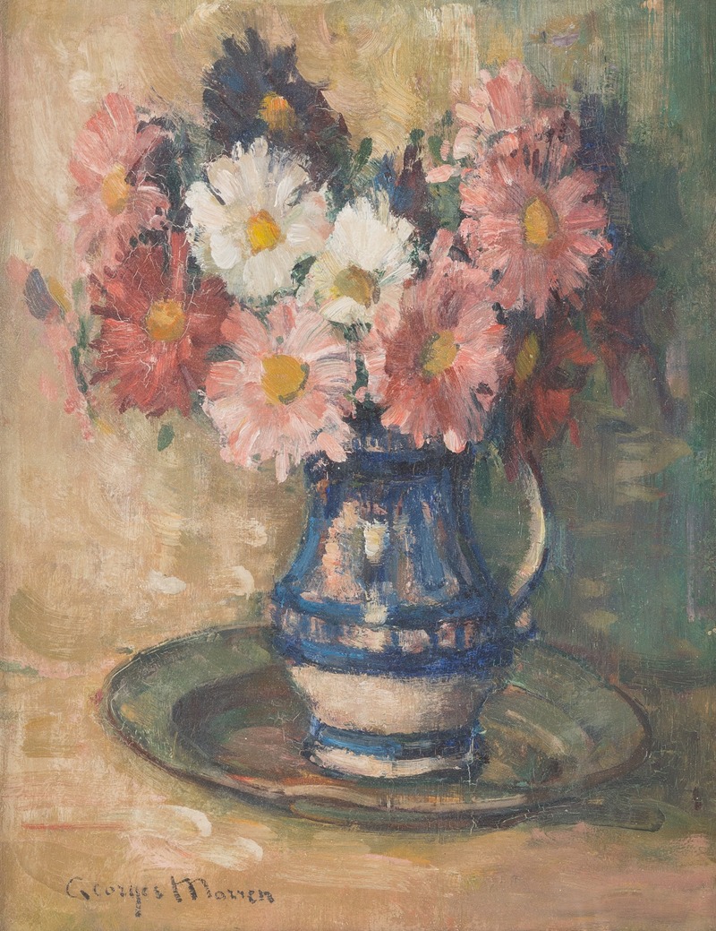 Flower still life by Georges Morren — digital art print download