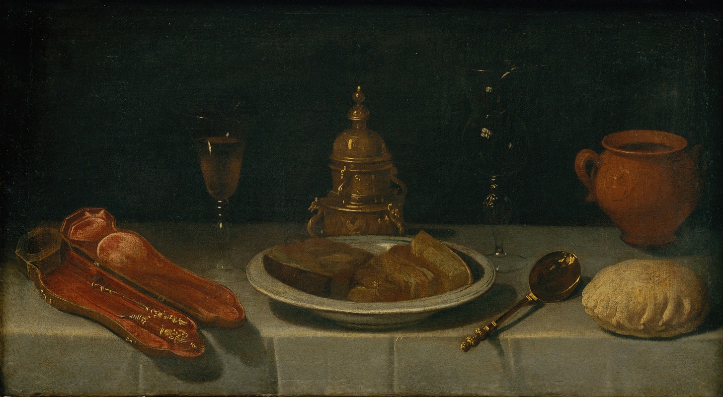 Still Life and Laid Table by Juan van der Hamen y León — digital art print download