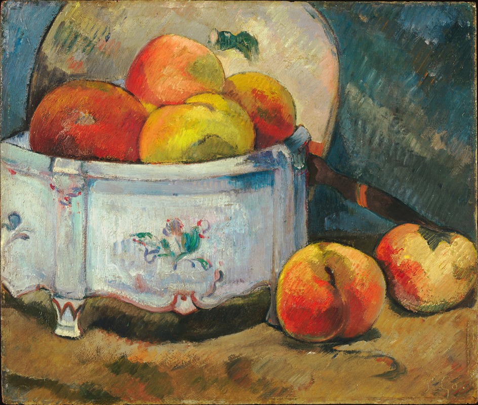 Still Life with Peaches by Поль Гоген — digital art print download