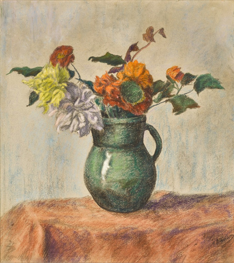 Fleurs dans un pot vert by Поль Рансон, 1903 — digital art print download