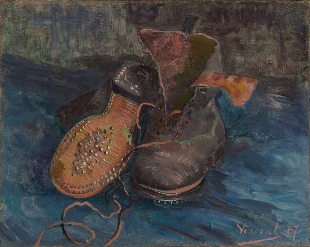 A Pair of Boots by Винсент ван Гог, 1887 — digital art print download