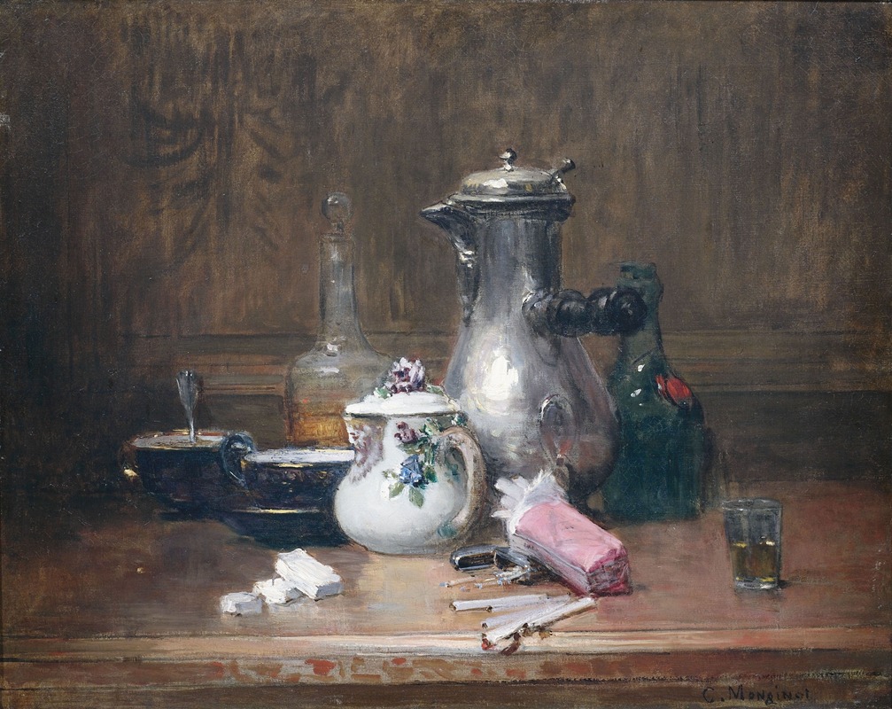 Nature morte du bon vivant by Шарль Монжино — digital art print download