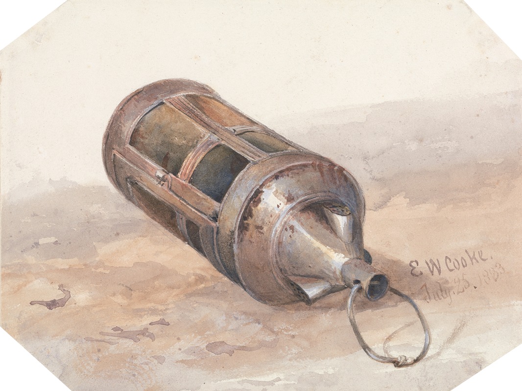 A Horn Lantern, July 25, 1833 by Эдвард Уильям Кук, 1833 — digital art print download
