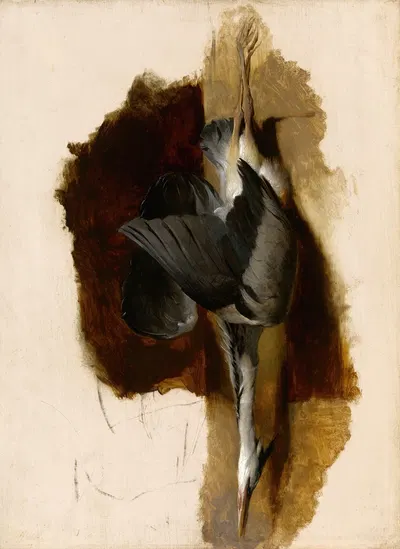 Study of a Dead Heron by Sir Edwin Henry Landseer — digital art print download