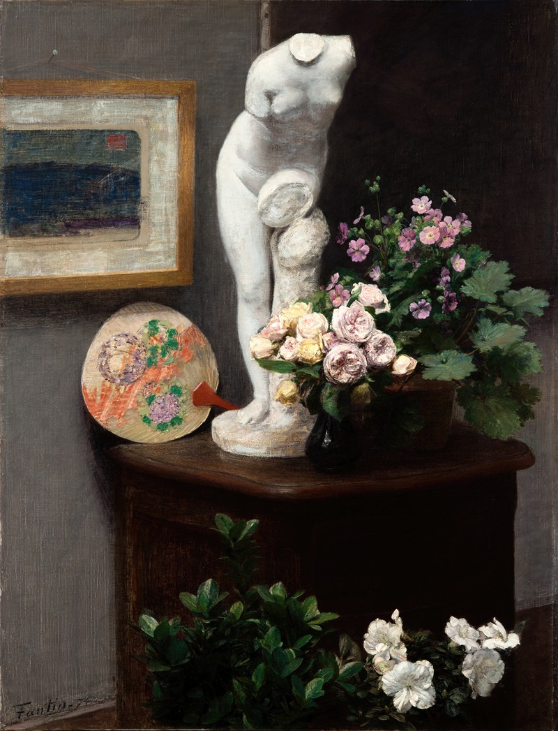 Still Life with Torso and Flowers — Анри Фантен-Латур