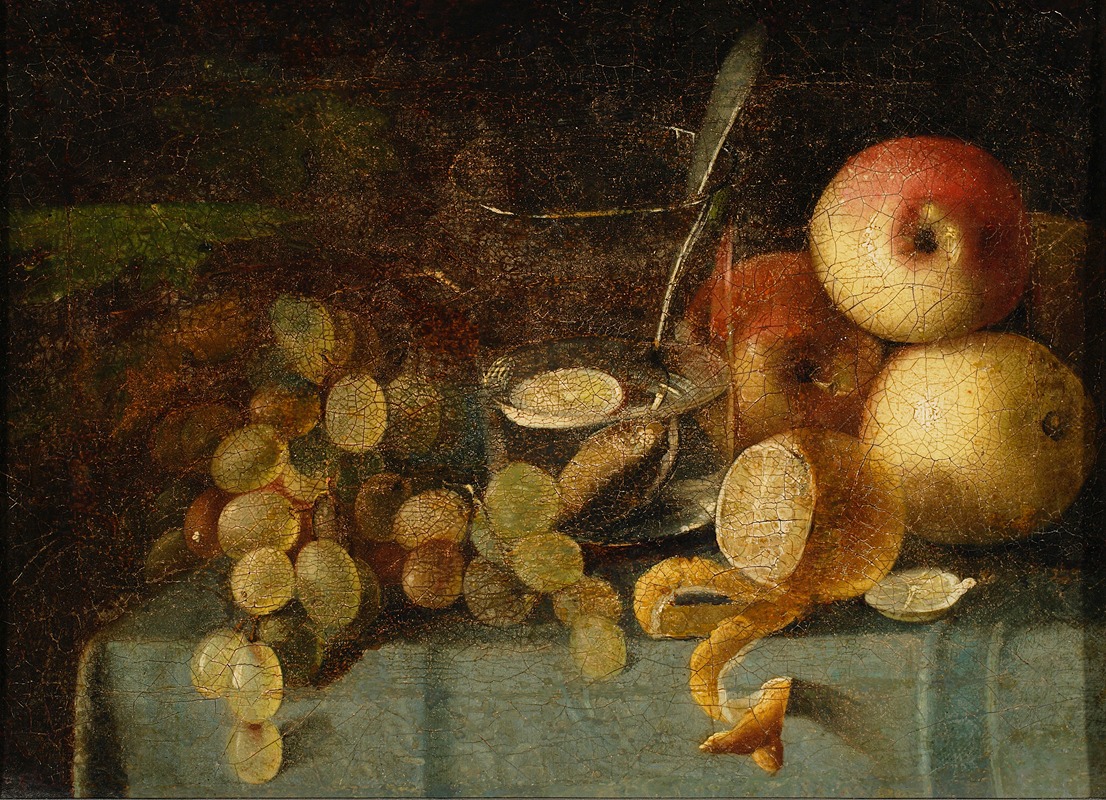 Still life with a glass by Ян Чруцкий — digital art print download