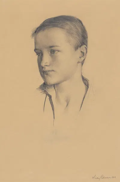 Portrait of a boy by Гарри Линли Ричардсон — digital art print download