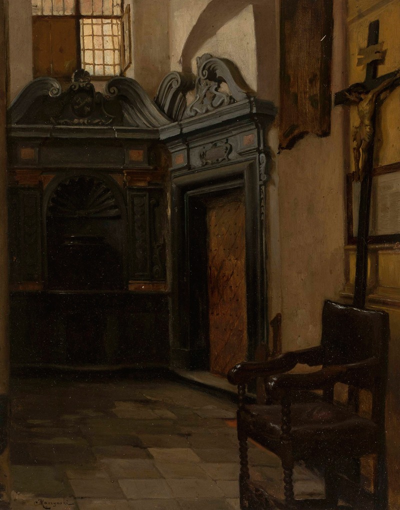 Sacristy by Юлиан Мазыньский — digital art print download
