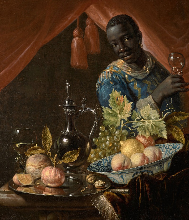 Still Life with Male Figure — Juriaen van Streek
