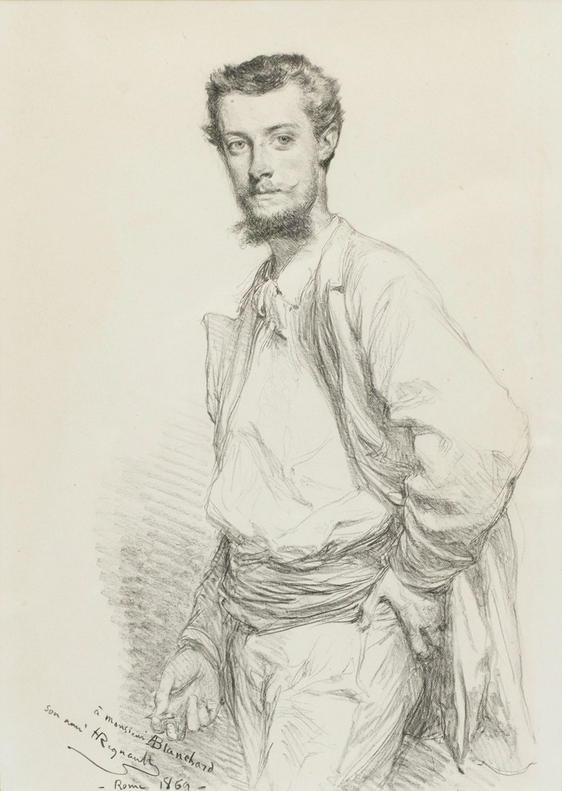 Portrait d'Edouard-Théophile Blanchard — Анри Реньо
