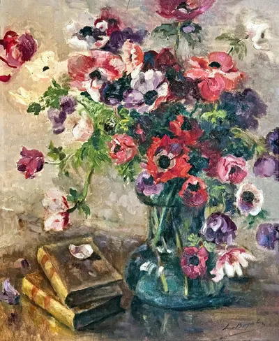 The bouquet of anemones by Люс Бояль — digital art print download
