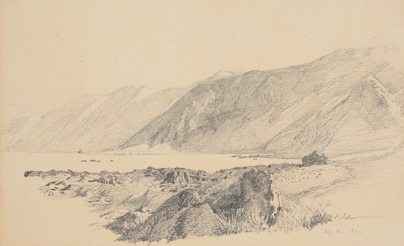 Island Bay by James Crowe Richmond, 1869 — digital art print download