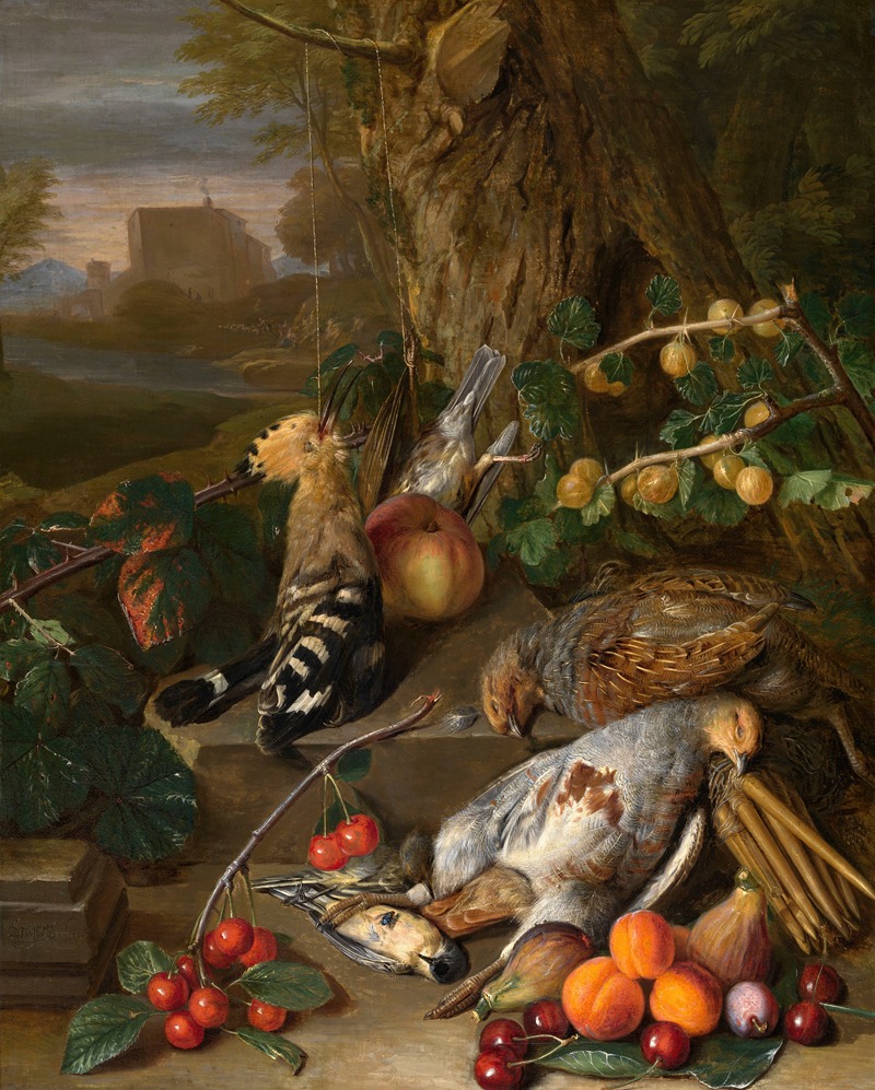 Still Life with Dead Game by Питер Снайерс, 1734 — digital art print download