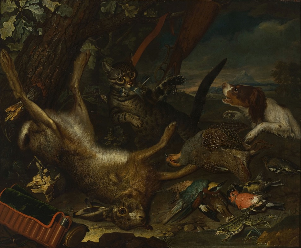 Hunting trophies by Philipp Ferdinand de Hamilton — digital art print download