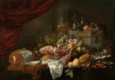 Still Life by Pieter de Ring, 1653 — digital art print download