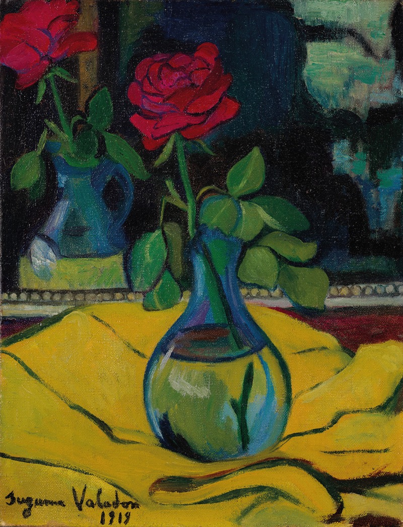 La Rose au miroir by Сюзанна Валадон, 1919 — digital art print download