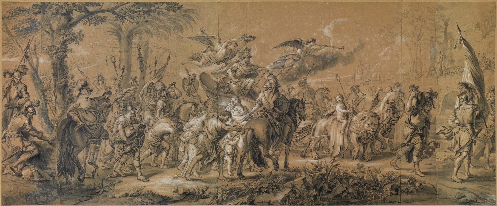 De verheerlijking van Mars by Jan van Orley — digital art print download