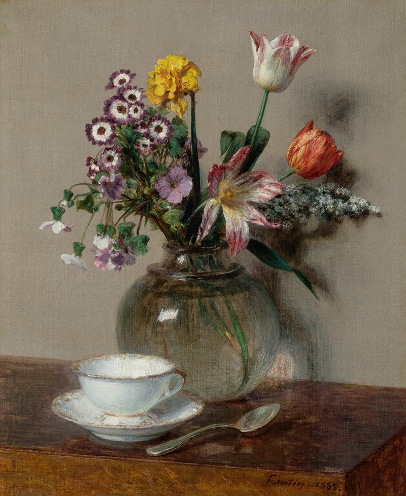 Nature morte à la tasse de café — Анри Фантен-Латур