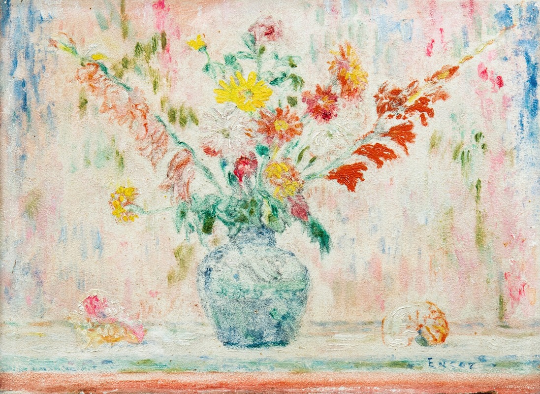 Fleurs et coquilles by Джеймс Энсор, 1937 — digital art print download