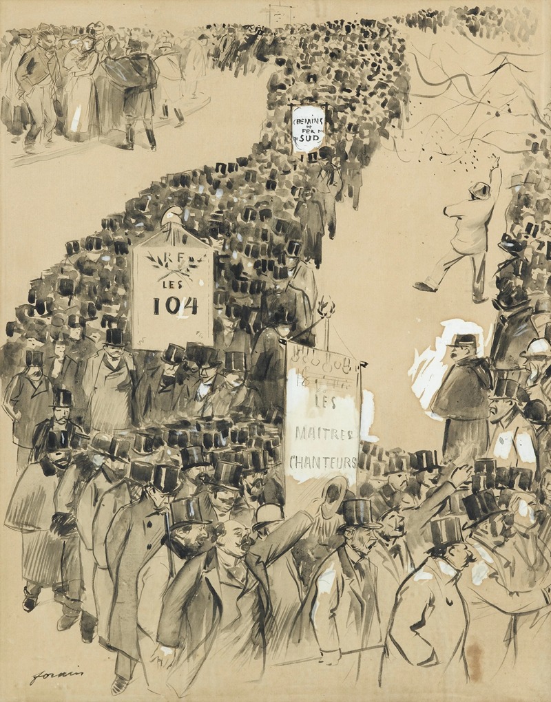 Les Maîtres chanteurs by Жан-Луи Форайн — digital art print download