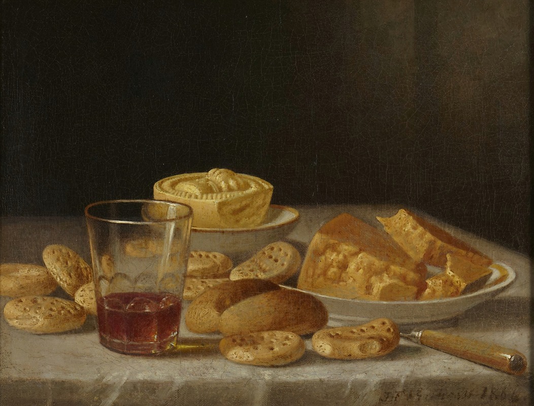 Still Life by Джон Ф. Фрэнсис, 1866 — digital art print download