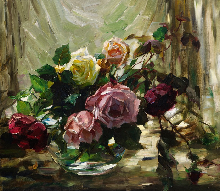 Rosen auf Schleier by Александр Кёстер, 1926–1930 — digital art print download