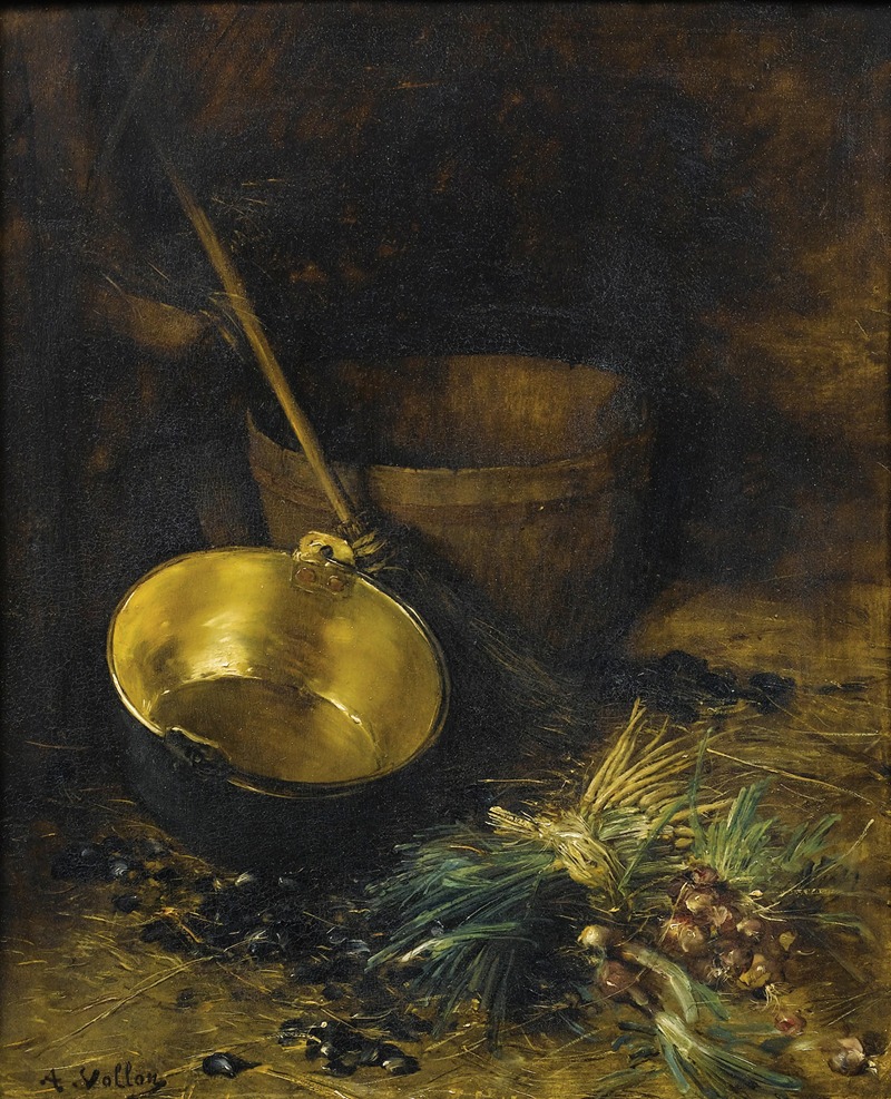 La bassine de cuivre — Antoine Vollon