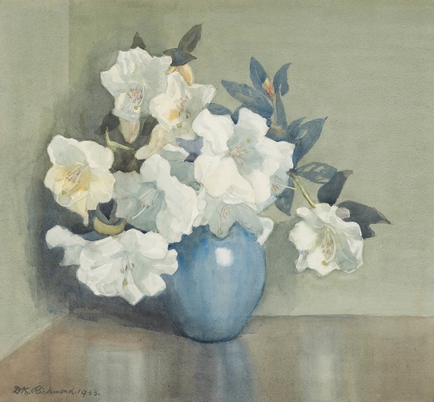 Rhododendron Fragrantissima by Дороти Ричмонд, 1933 — digital art print download