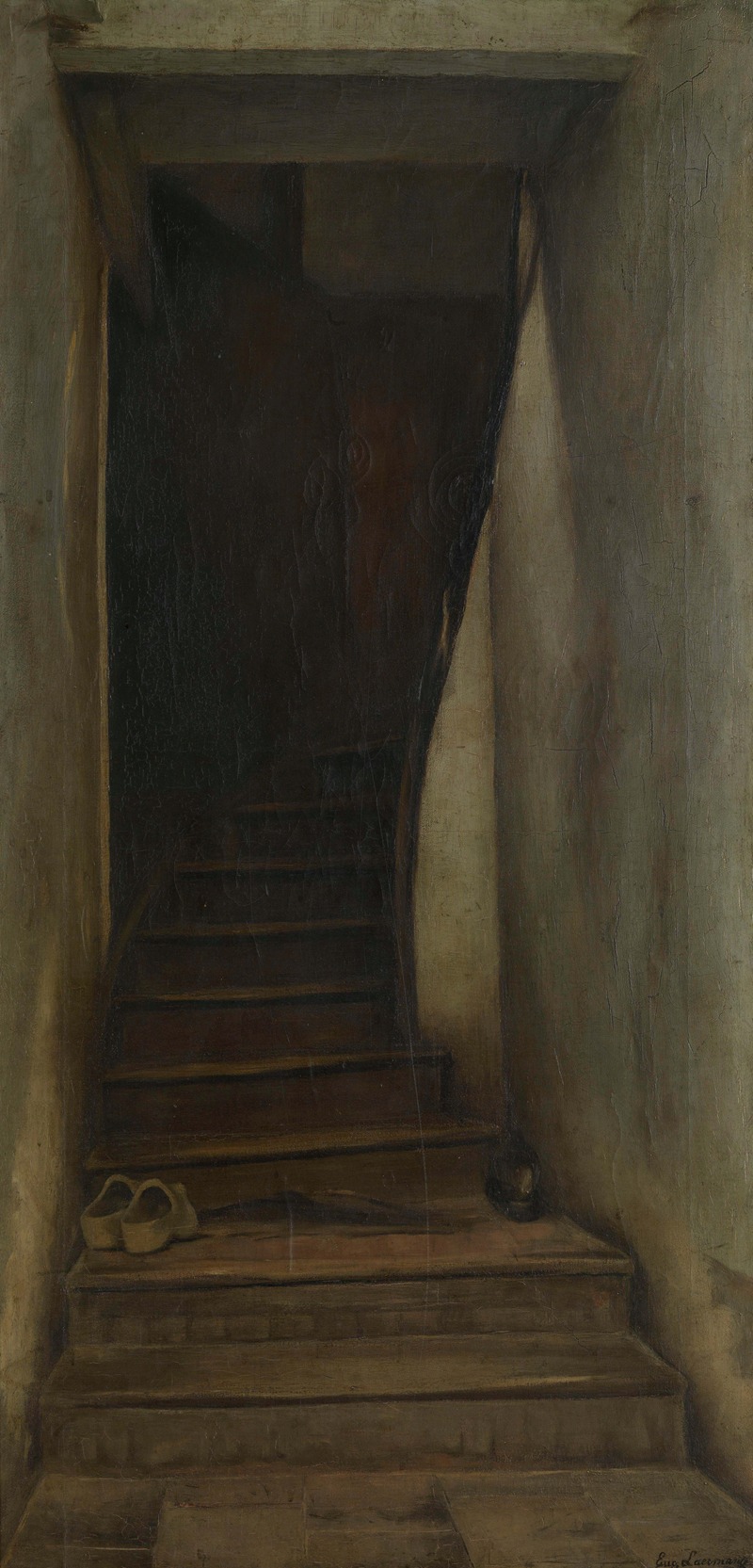 The Staircase by Эжен Лаерманс, 1896 — digital art print download