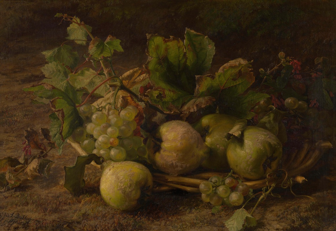 Autumn fruit by Жерардина Якова ван де Санд Бахуйзен, 1871 — digital art print download