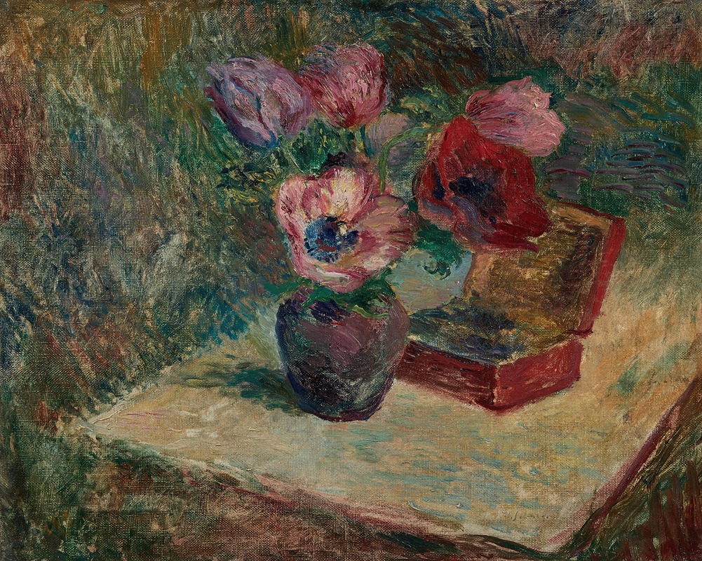 Bouquet d'anémones by Henri Lebasque — digital art print download