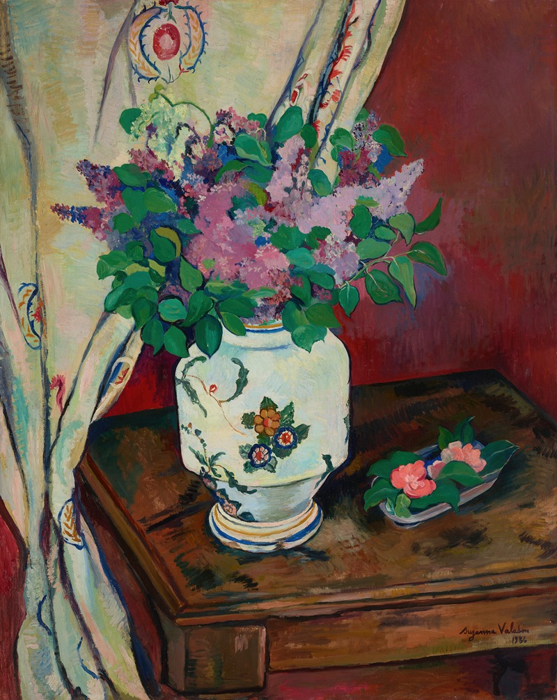 Les lilas et camélias by Сюзанна Валадон, 1936 — digital art print download