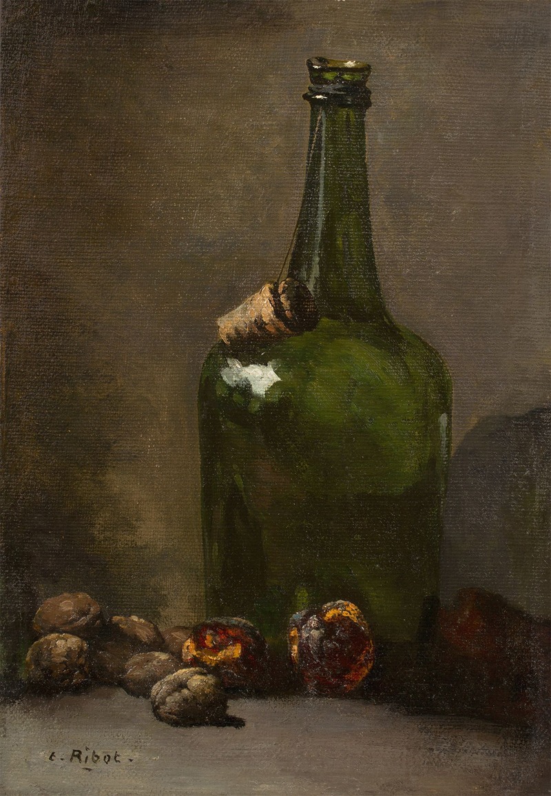 The Full Bottle by Теодуль Рибо — digital art print download
