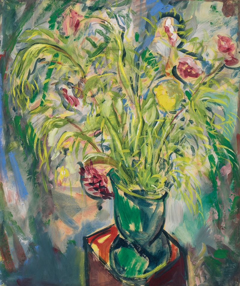 Flowers in a Vase by Альфред Генри Маурер — digital art print download