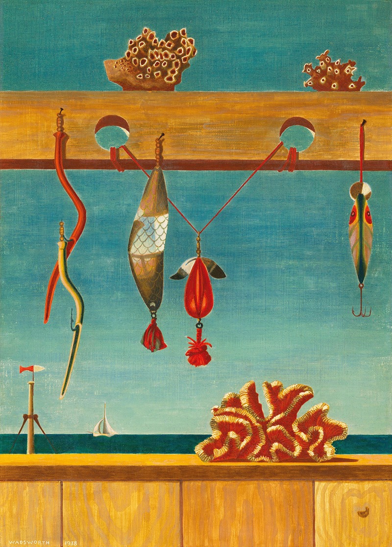 Les Plats du Jour by Эдвард Уэдсворт, 1938 — digital art print download
