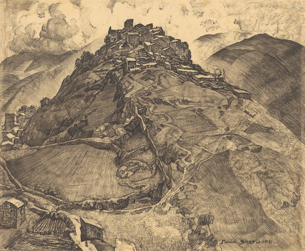 The little village, Italy — Maud Sherwood