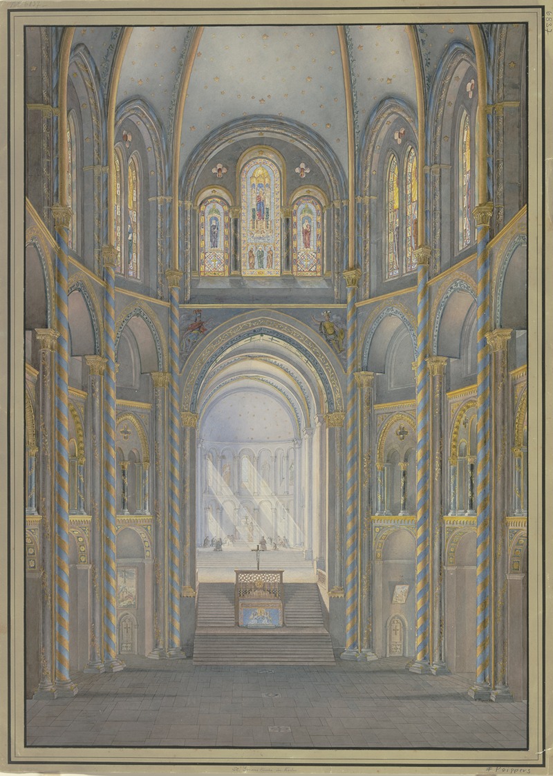 Das Innere von St. Gereon in Köln — Фридрих Эйген Пейперс